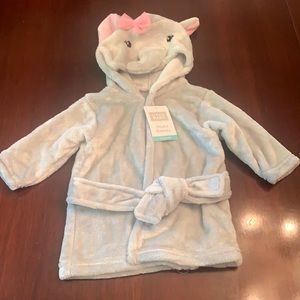 Hudson Baby Elephant Robe. 0-9 Months. NWT
